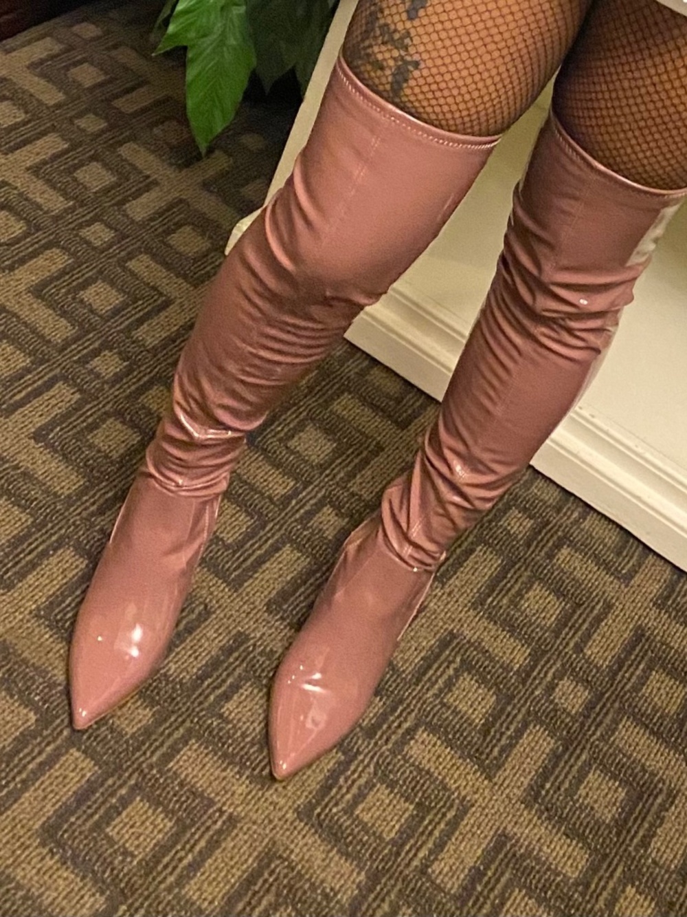 Steven Madden Thigh High Purple Boots